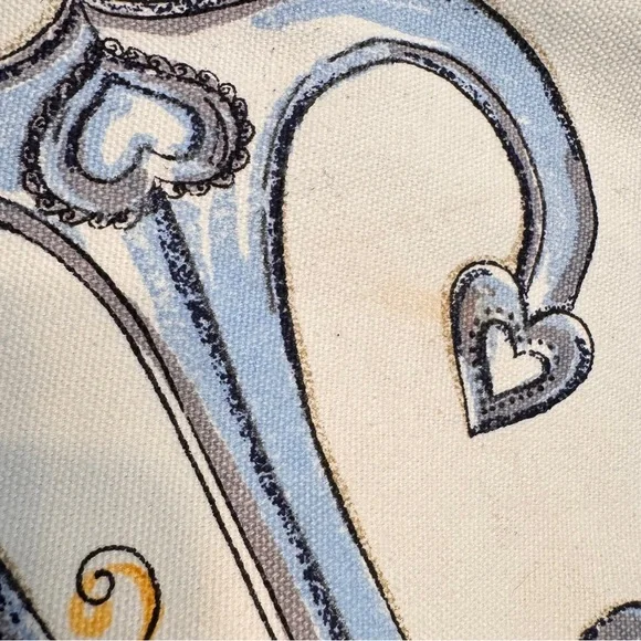 Brighton Boardwalk Wish Upon Star Nautical Anchor Yacht XL Canvas Beach Tote Y2K - Picture 12 of 14